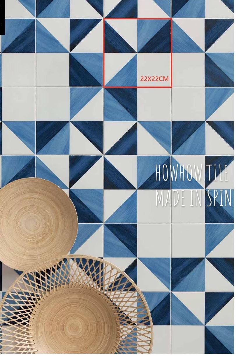 西班牙進口 地中海花磚（22*22cm)GY334