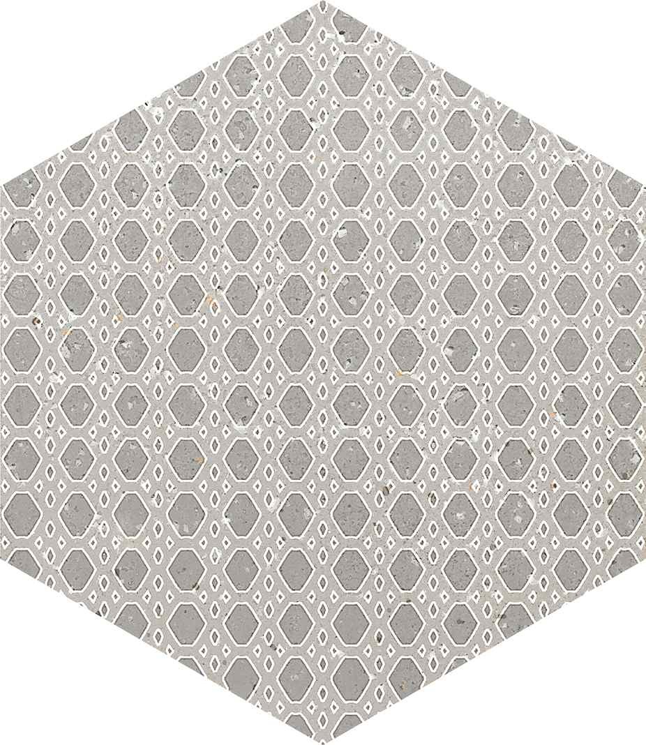 義大利 魔鏡六角素花磚  22*25cm RJ314