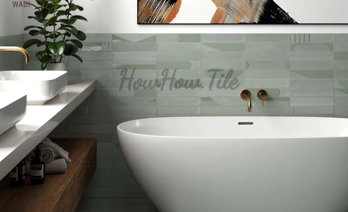 西班牙 大溪地鐵道幾何素花磚  (6*30cm) 共8色 AD114-142