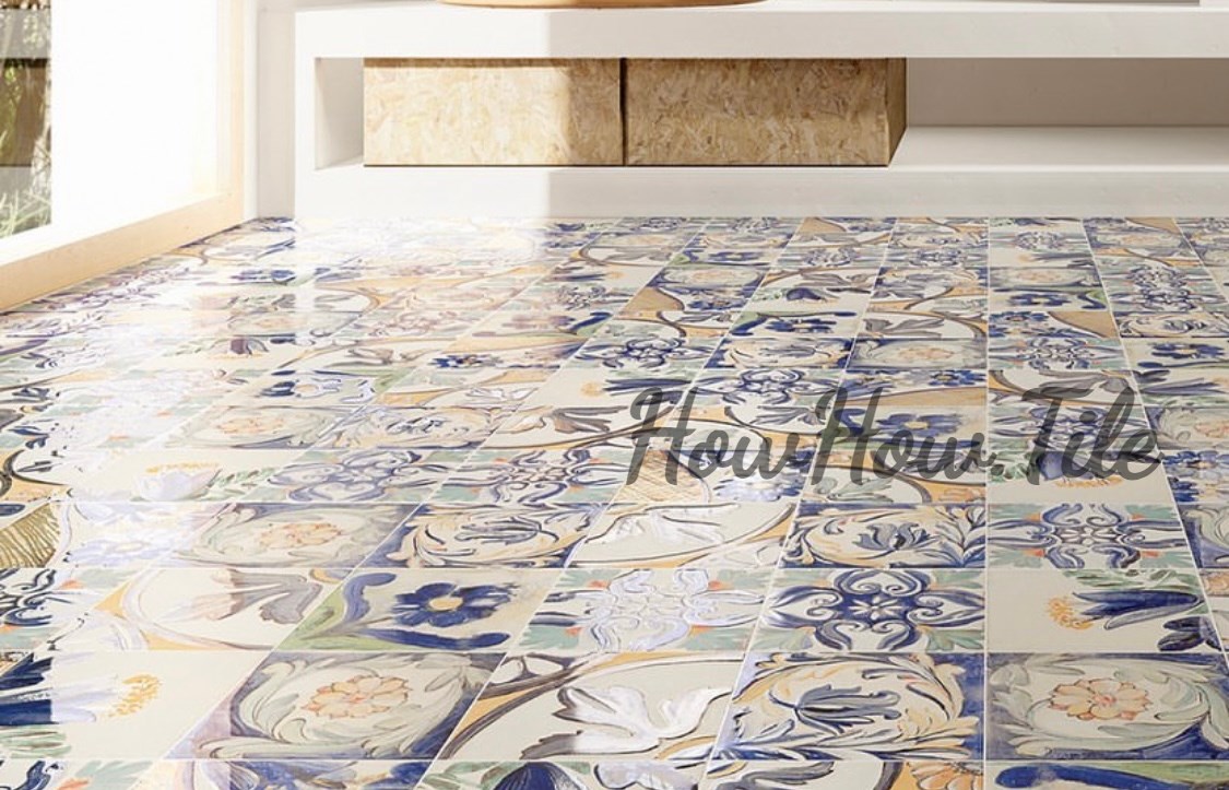 西班牙 花蝴蝶復古素花磚 20*20CM