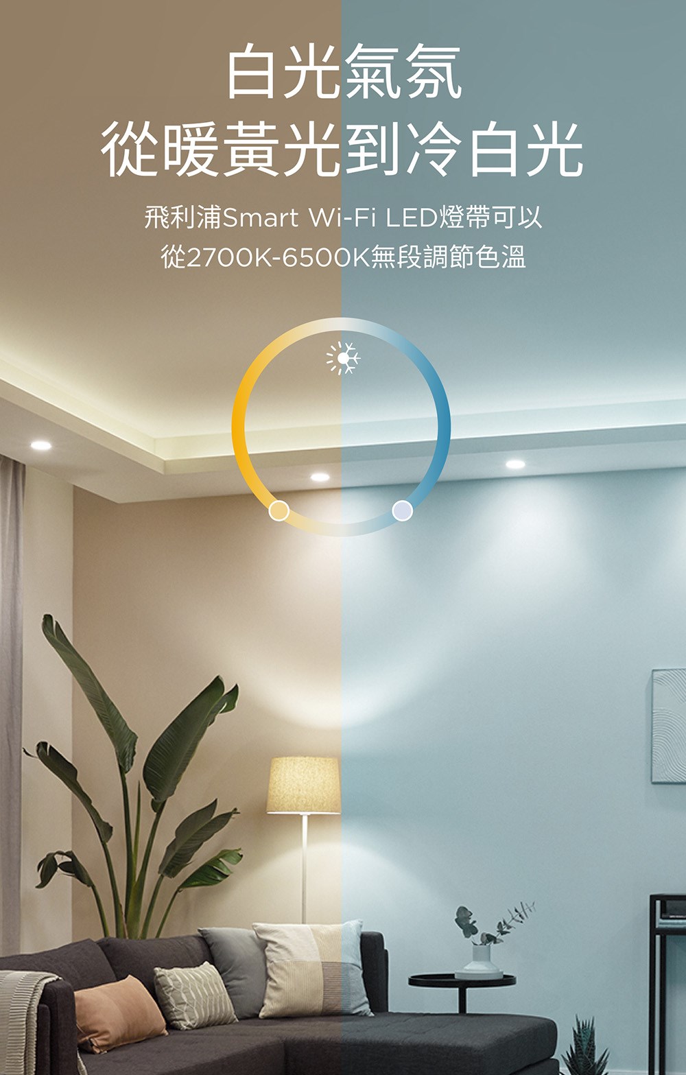【宇豐國際】含稅 PHILIPS飛利浦 WIZ 智能Wi-Fi 全彩 LED燈條 延伸燈帶(1米)可遠可調節 燈條燈帶