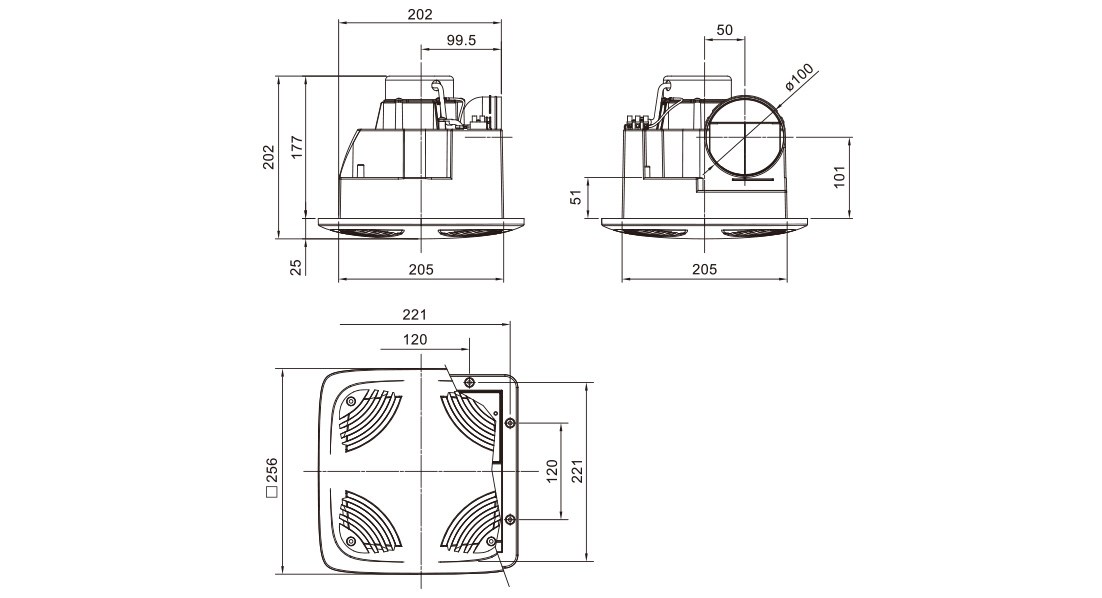 【宇豐國際】含稅 阿拉斯加ALASKA 無聲換氣扇天嵐峰-288 浴室換氣扇 無聲通風扇 排風扇 靜音扇 220V另有110V