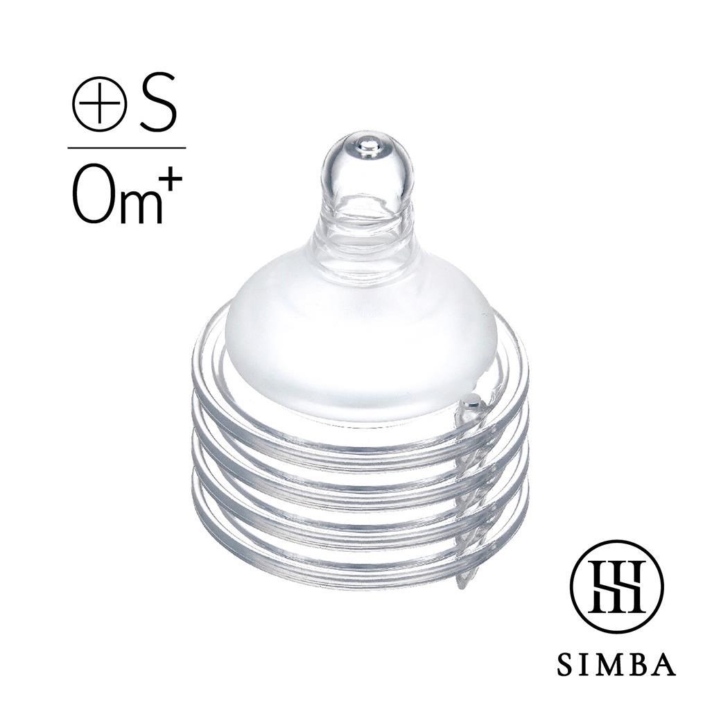 小獅王simba 辛巴 超柔防脹氣寬口十字孔奶嘴(4入)