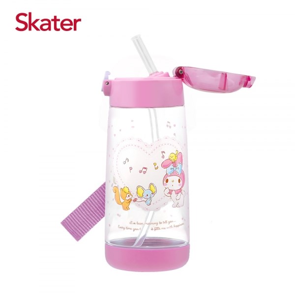Skater PET吸管水壺(480ml)  多款可選