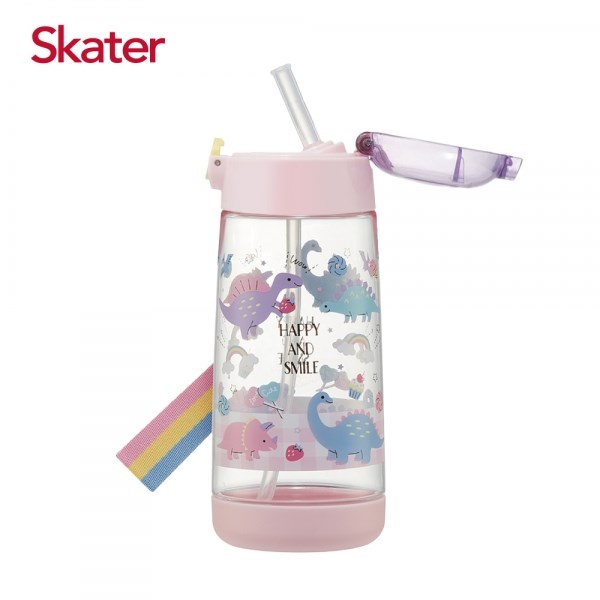 Skater PET吸管水壺(480ml)  多款可選
