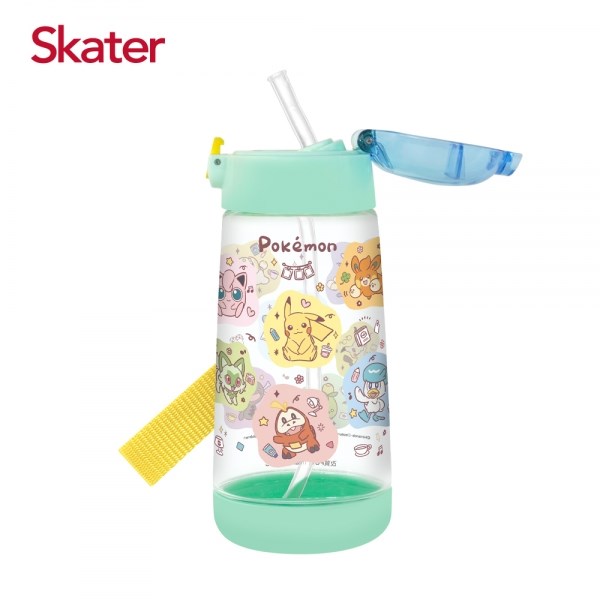 Skater PET吸管水壺(480ml)  多款可選