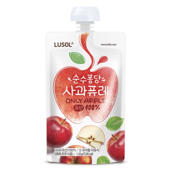 韓國 LUSOL 水果果泥100g/蔬果泥80g