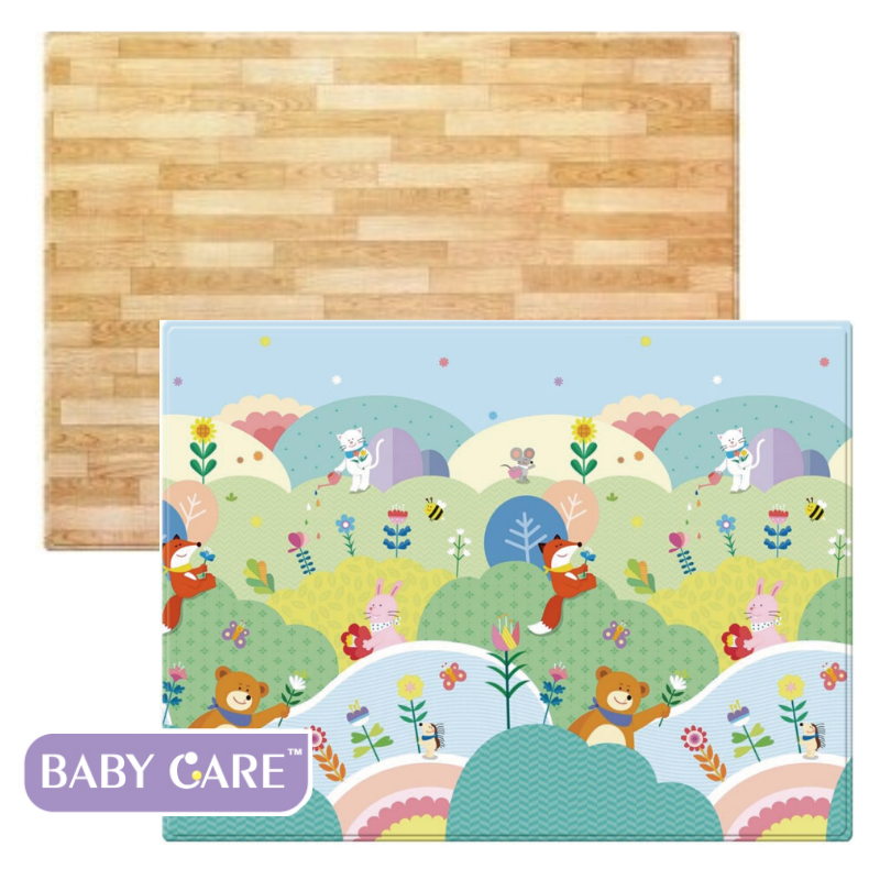 韓國BABY CARE遊戲墊(大眼動物)M