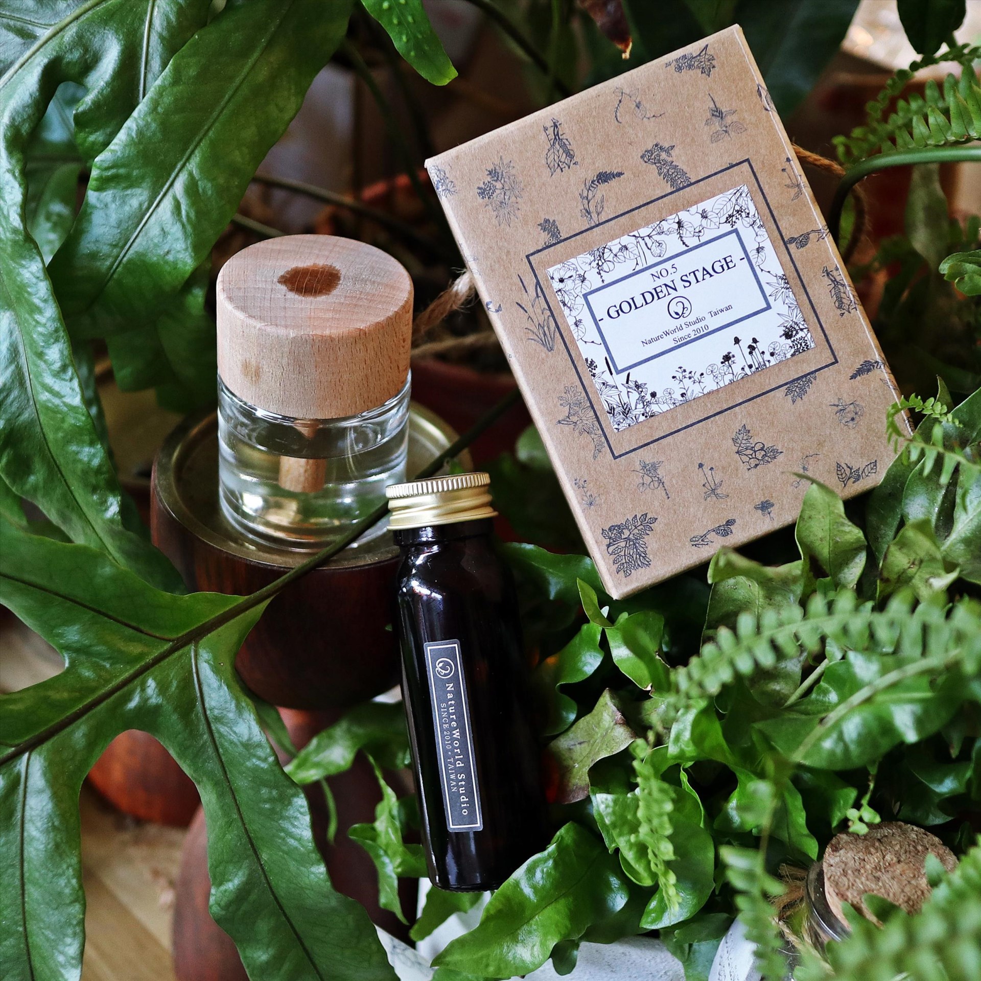 天然櫸木質感擴香瓶組/50ml 
