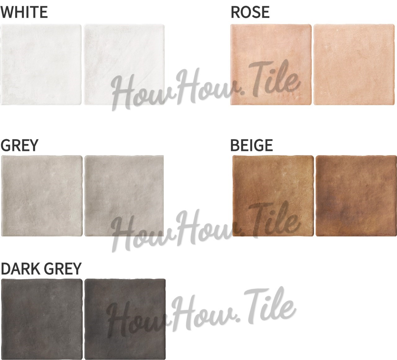 西班牙 復古風格霧面小色磚 10x20CM 西班牙磁磚/復古磚/方塊磚