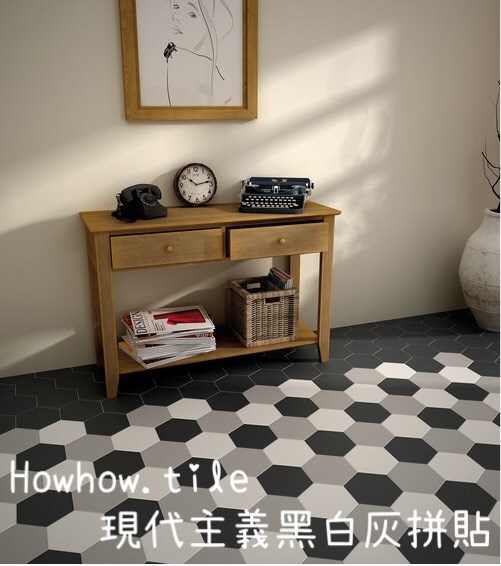 西班牙-現代主義六角素磚3色 17.5*20cm*GLH148