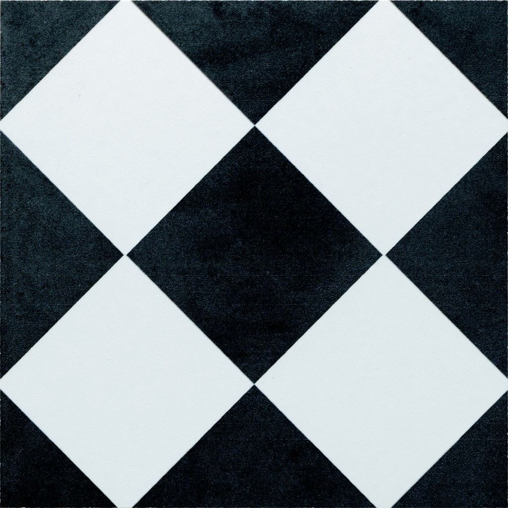 義大利-黑白簡約素磚&花磚(隨機花磚)20*20cm