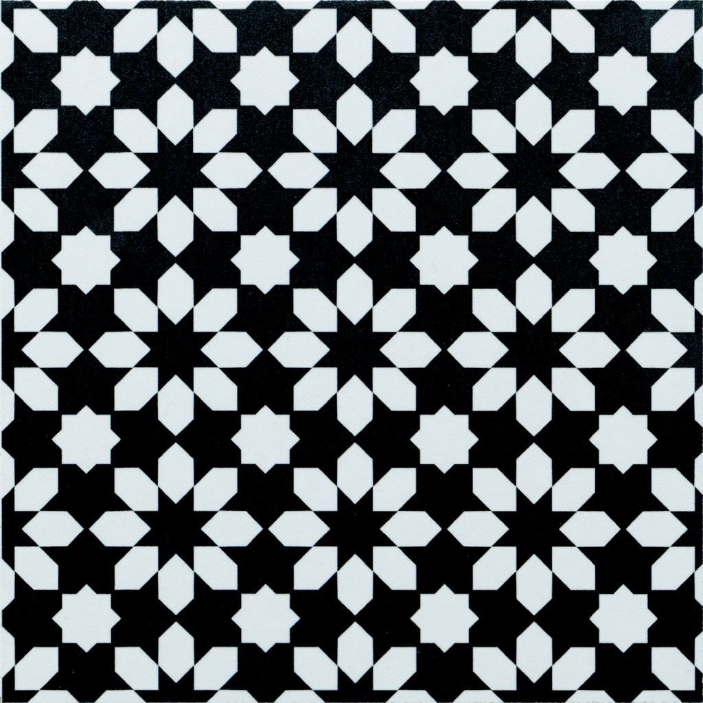 義大利-黑白簡約素磚&花磚(隨機花磚)20*20cm