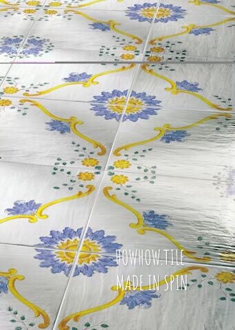 西班牙進口 地中海素花磚（22*22cm)GY256_314