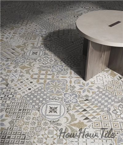 西班牙 文藝復古混搭花磚 三款60*60*0.9 HP1715