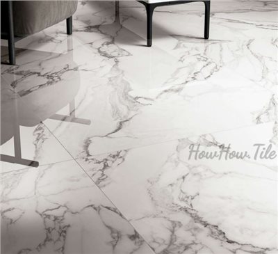 義大利 瑰麗大理石素磚立體花磚 60X120CM