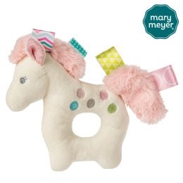 美國Mary Meyer 標籤手搖鈴-彩虹小馬
