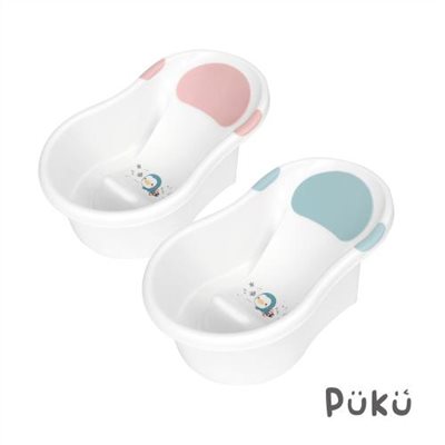 【門市展示中】PUKU藍色企鵝  mini浴盆-(水/粉)