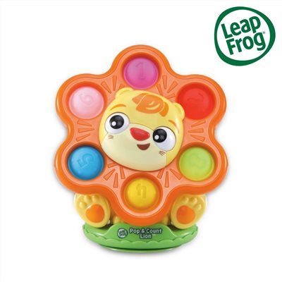 LeapFrog 泡泡數字彩虹獅 (方便攜帶且底部附有吸盤功能)