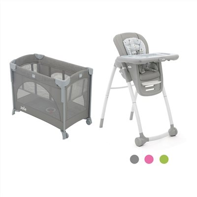 【門市另有折扣】joie kubbie sleep床邊嬰兒床+multiply 6in1成長型餐椅